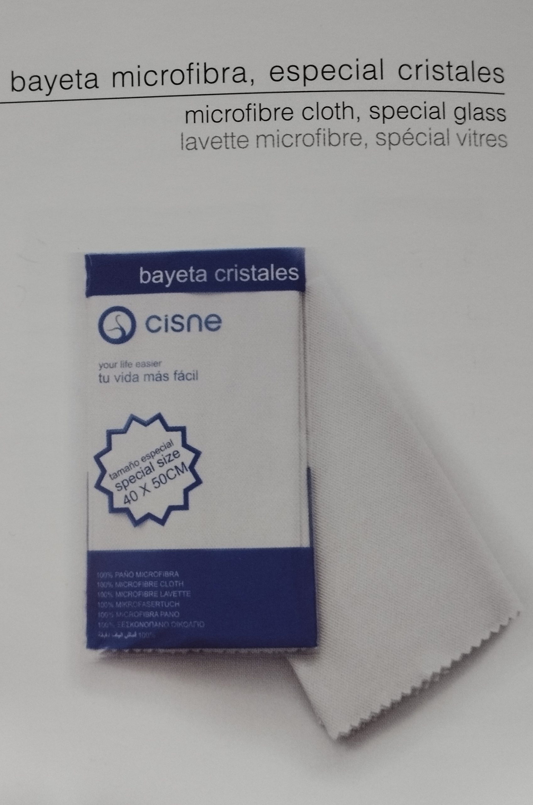 Bayeta cristales Cisne 40x50cm
